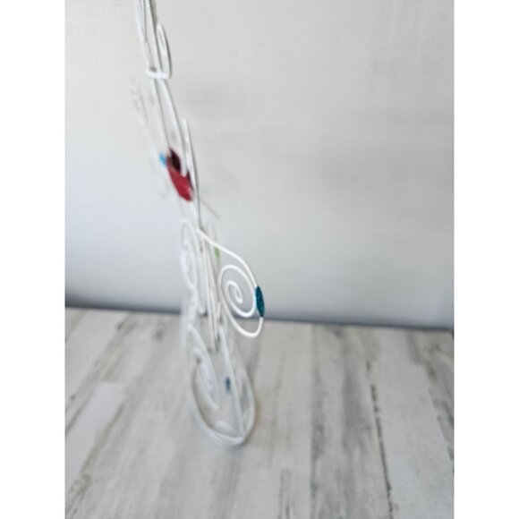 Pier 1 glitter large snowman Xmas decor retired rare - Picture 7 of 9